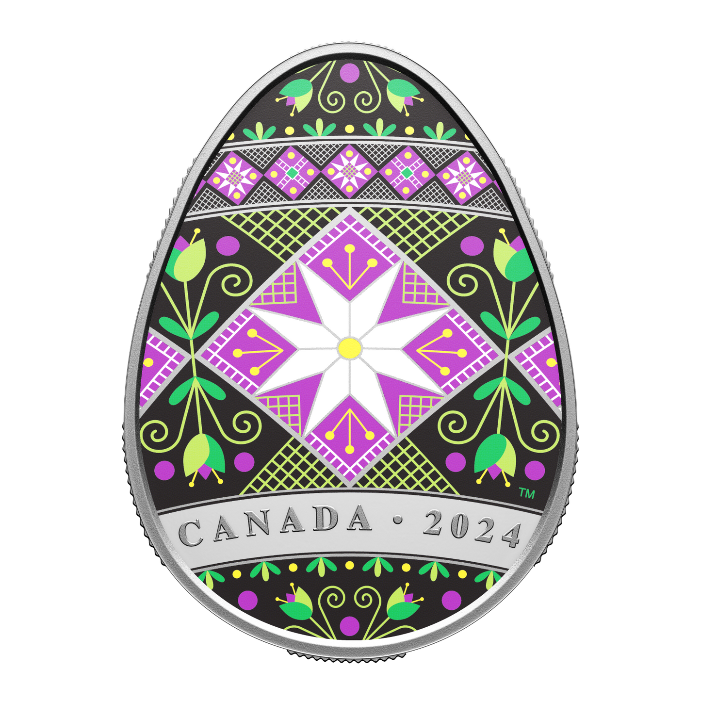 2024 Canada $20 Pysanka Fine Silver (No Tax)