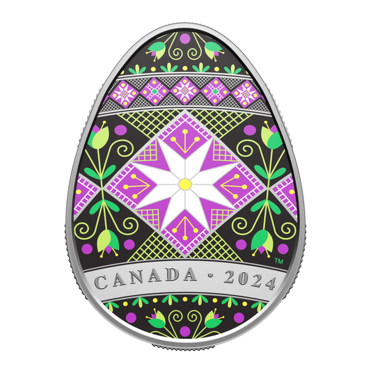 2024 Canada $20 Pysanka Fine Silver (No Tax)