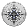 2024 Canada $20 Sapphire Jubilee Snowflake Brooch Fine Silver Coin