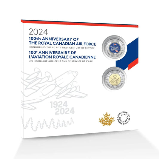 (Pre-Order) 2024 Canada $2 100th Anniversary of the Royal Canadian Air Force Commemorative Collector Keepsake Card