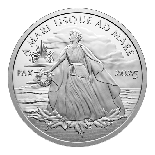 2025 Canada $1 Peace Dollar Fine Silver (No Tax)