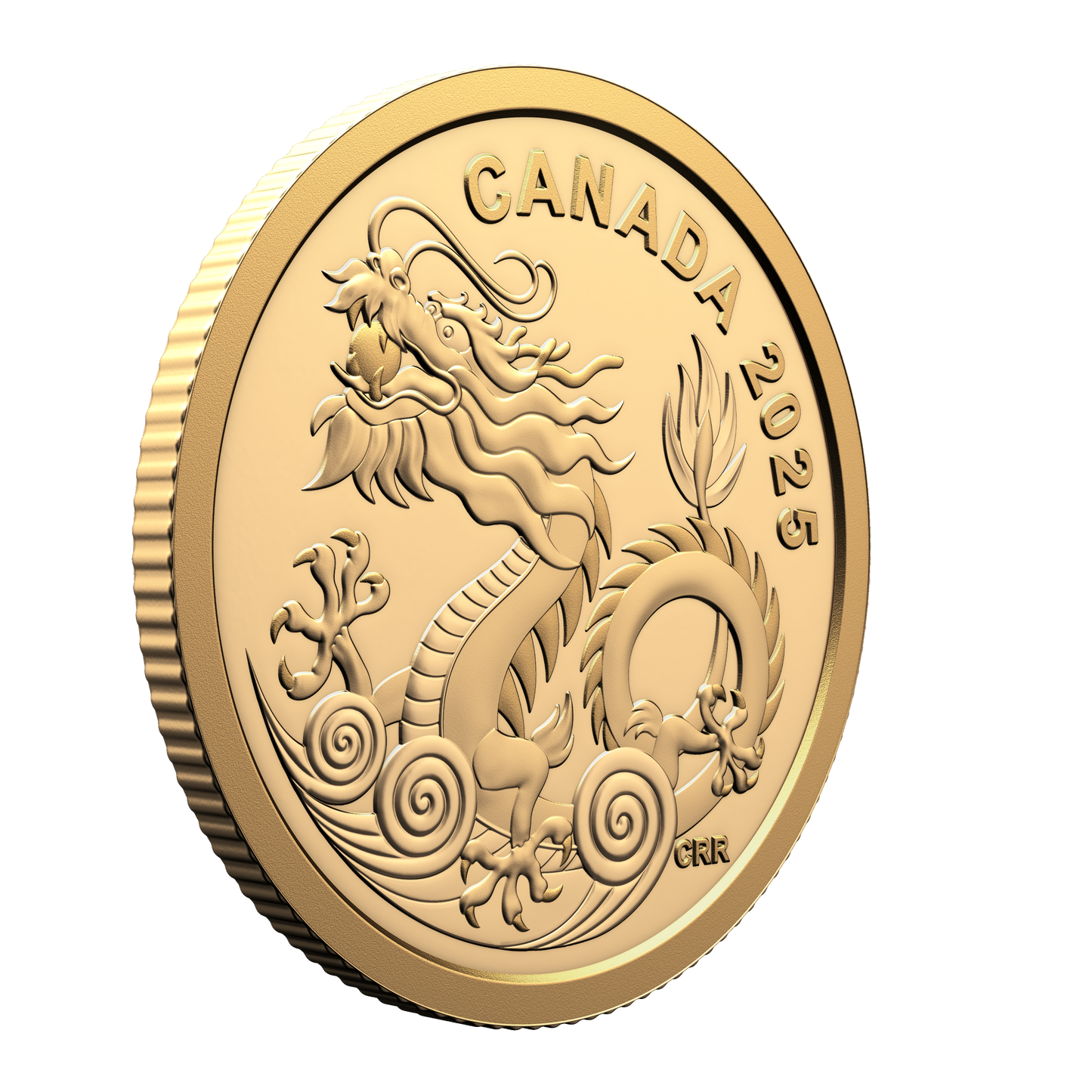 2025 Canada $8 Water Dragon Pure Gold (No Tax)