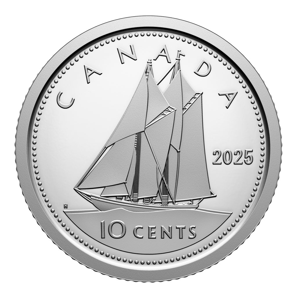 2025 Canada 10-cents Silver Proof (No Tax)