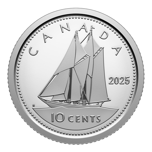 2025 Canada 10-cents Silver Proof (No Tax)