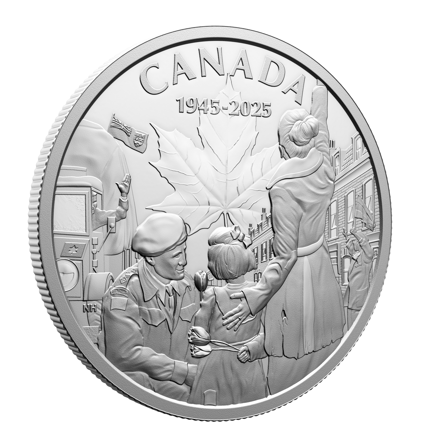 2025 Canada $20 80th Anniversary of the End of WWII in Europe Fine Silver (No Tax)