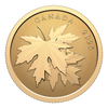 (Pre-Order) 2025 Canada $100 Gleaming Maple Leaves Pure Gold Coin (No Tax)