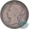 1872H Canada 25-cents Very Good (VG-8)