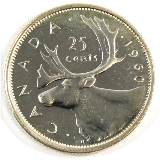 1960 Canada 25-cents Proof Like