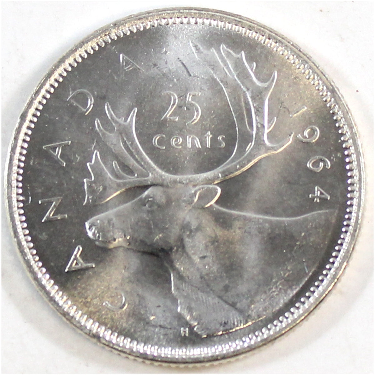 1964 Canada 25-cents Brilliant Uncirculated (MS-63)