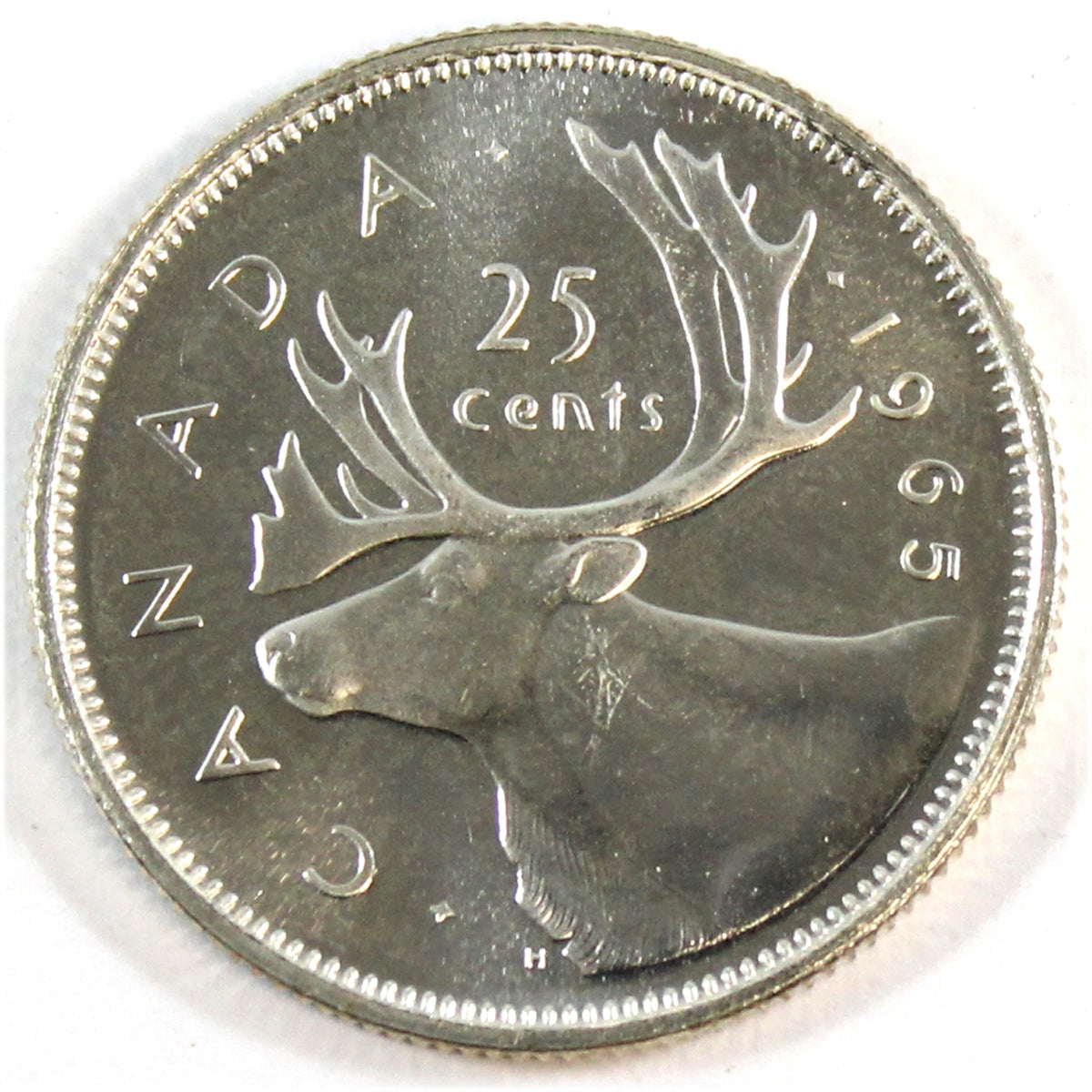 1965 Canada 25-cents Choice Brilliant Uncirculated (MS-64)