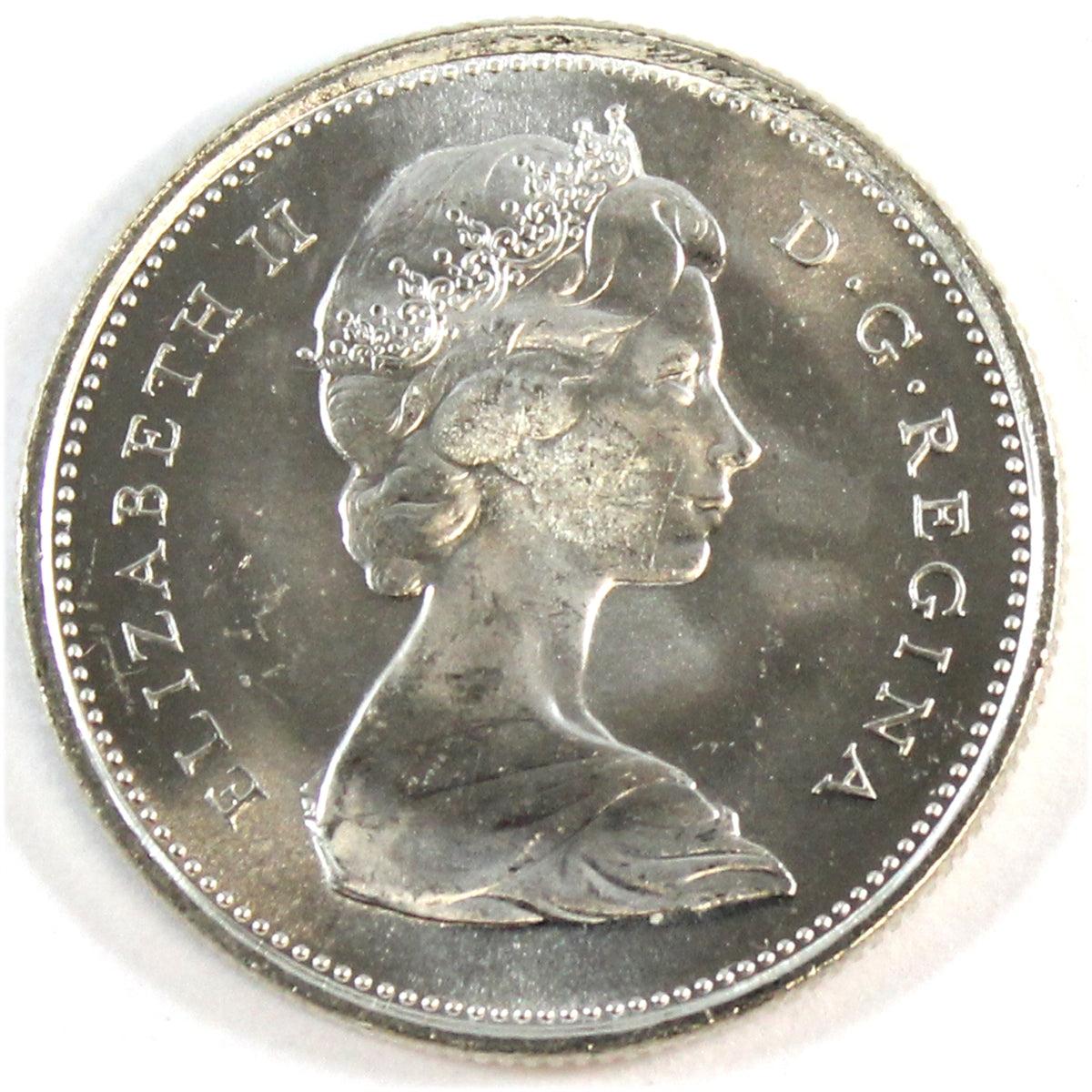 1967 Canada 25-cents Brilliant Uncirculated (MS-63)