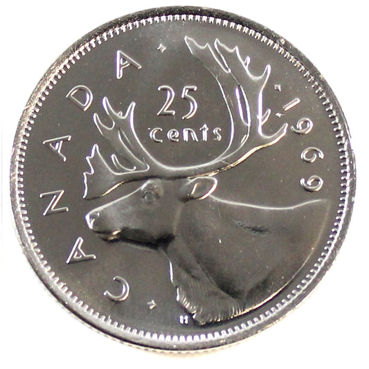 1969 Canada 25-cents Proof Like