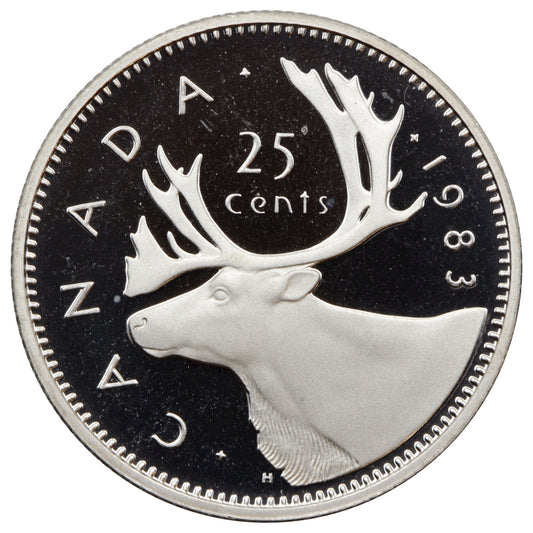 1983 Canada 25-cents Proof