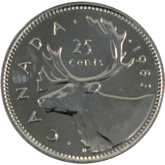 1983 Canada 25-cents Proof Like