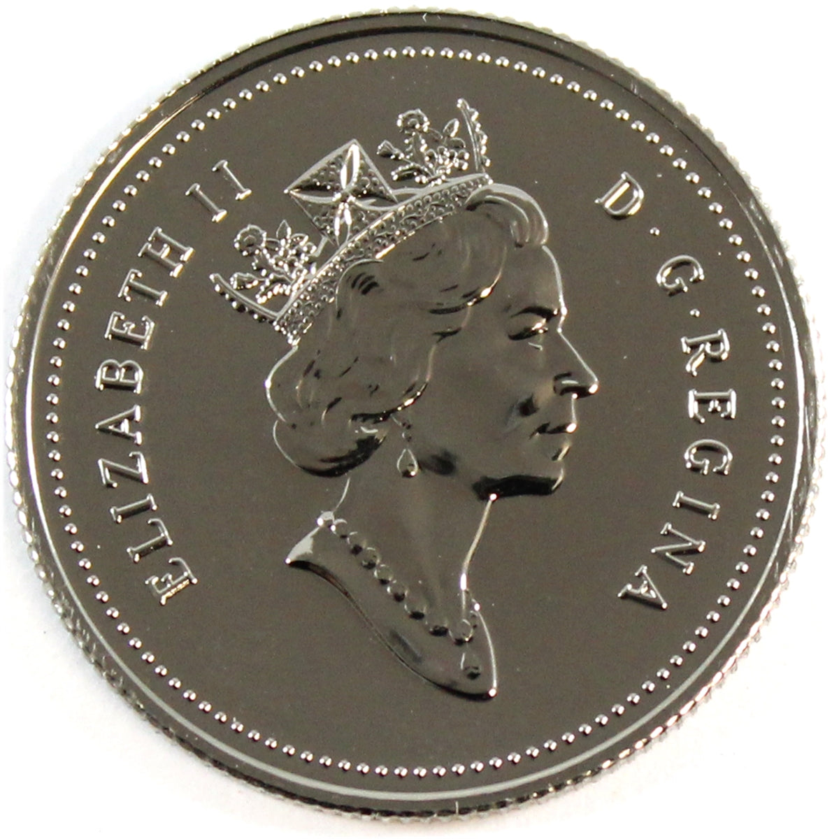 1990 Canada 25-cents Proof Like