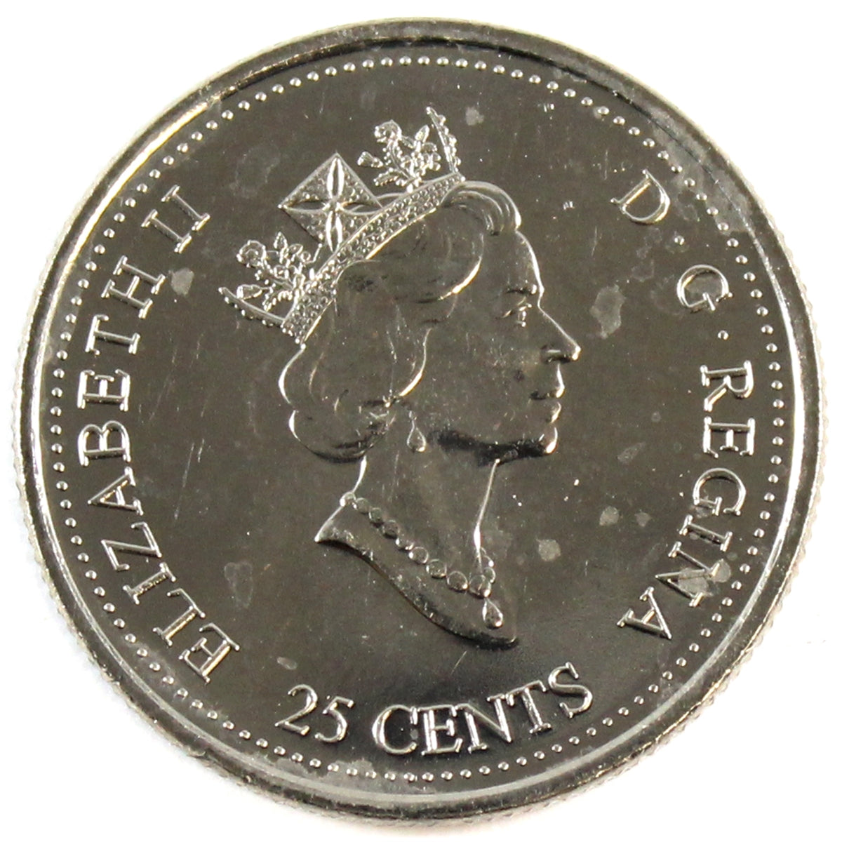 2000 Celebration Canada 25-cents Brilliant Uncirculated (MS-63)