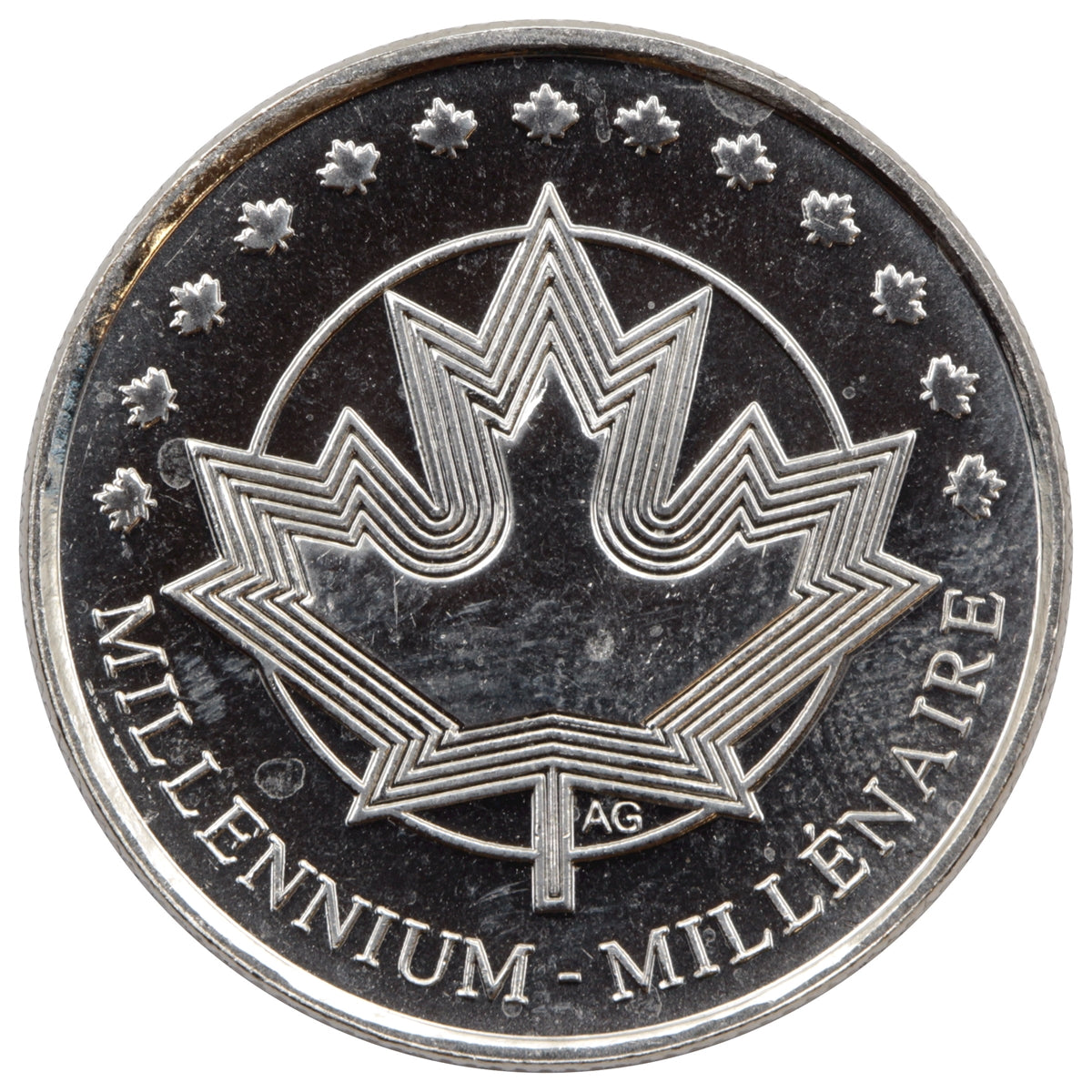 2000 Canada Millennium Dove Token Proof Like (From Coin and Stamp Set)