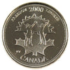 2000 Freedom Canada 25-cents Brilliant Uncirculated (MS-63)