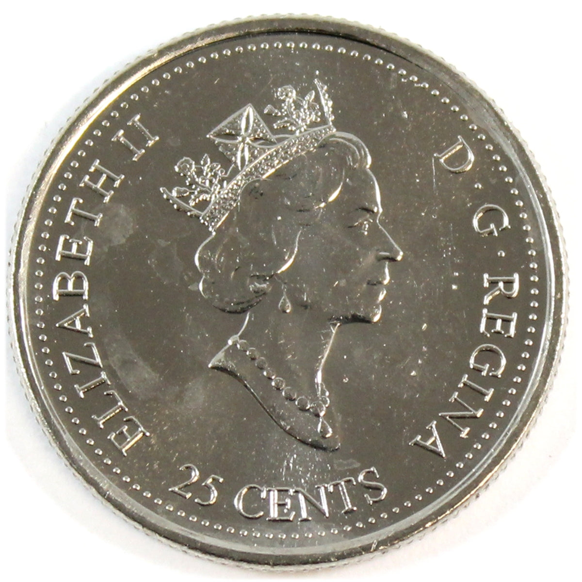 2000 Health Canada 25-cents Brilliant Uncirculated (MS-63)