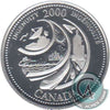 2000 Ingenuity Canada 25-cents Silver Proof