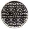 2000 Millennium Token (Map) Canada 25-cents Proof Like