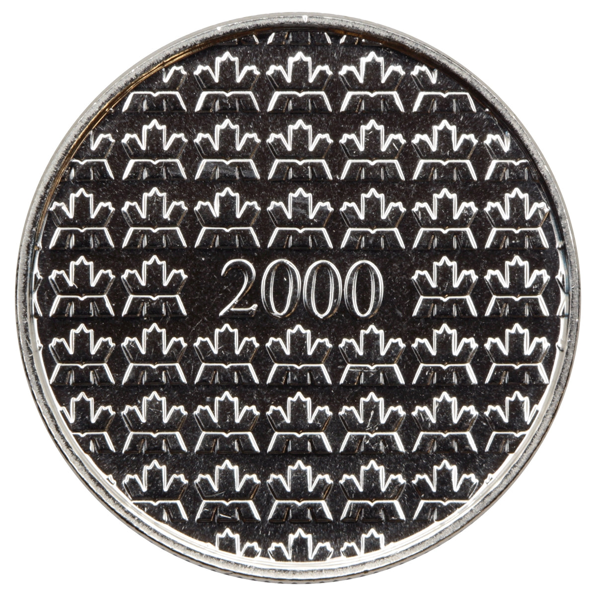 2000 Millennium Token (Map) Canada 25-cents Proof Like