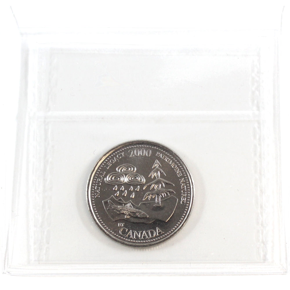 2000 Natural Legacy Canada 25-cents ICCS Certified MS-65