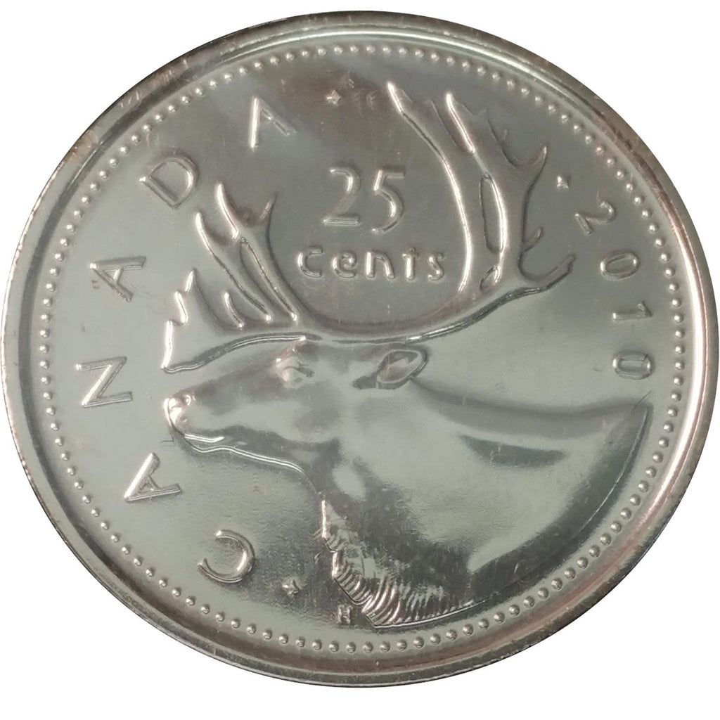 2010 Caribou Canada 25-cents Proof Like