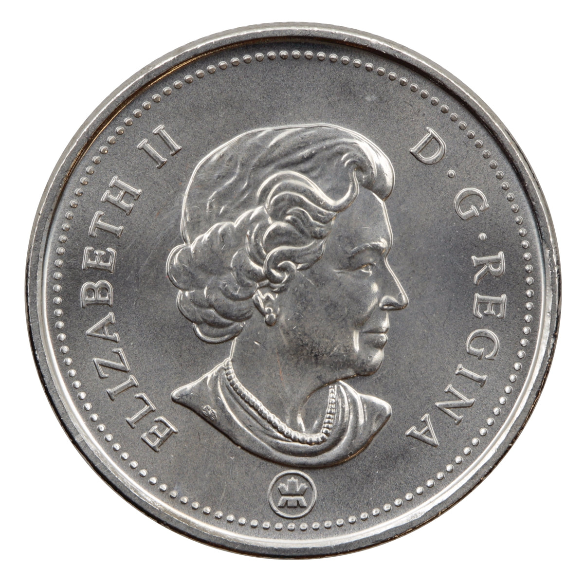 2011 Caribou Canada 25-cents Brilliant Uncirculated (MS-63)