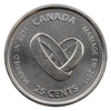 2011 Wedding Canada 25-cents Brilliant Uncirculated (MS-63)