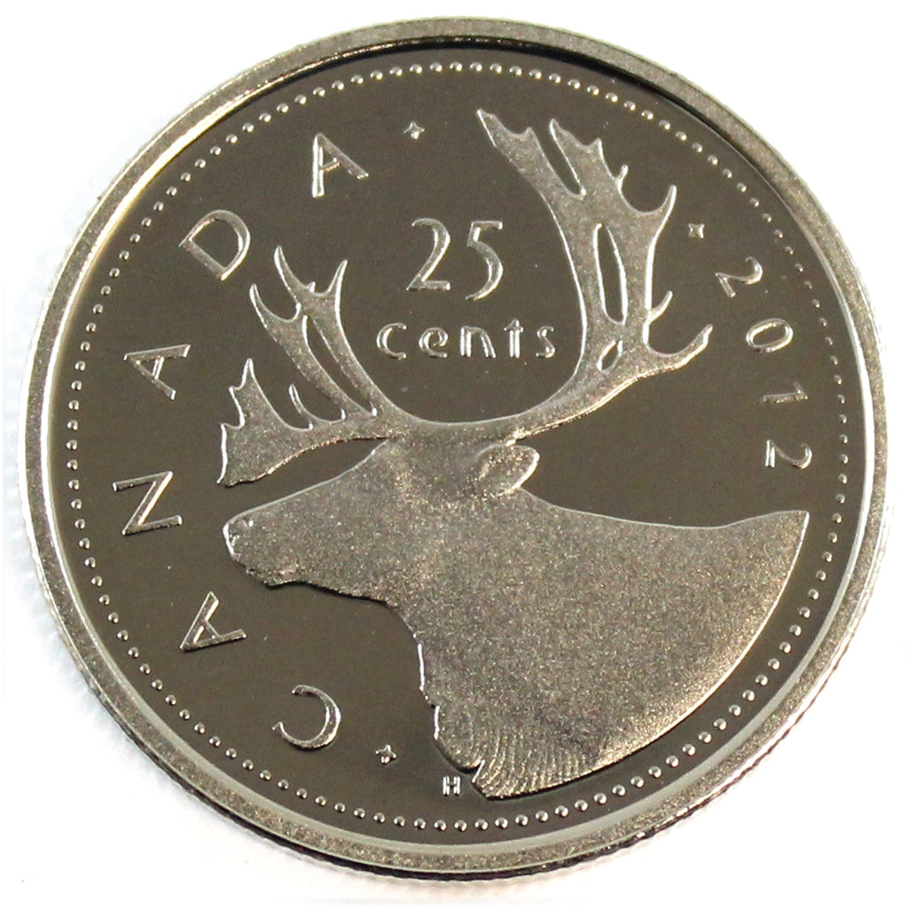 2012 Canada 25-cents Proof (non-silver)