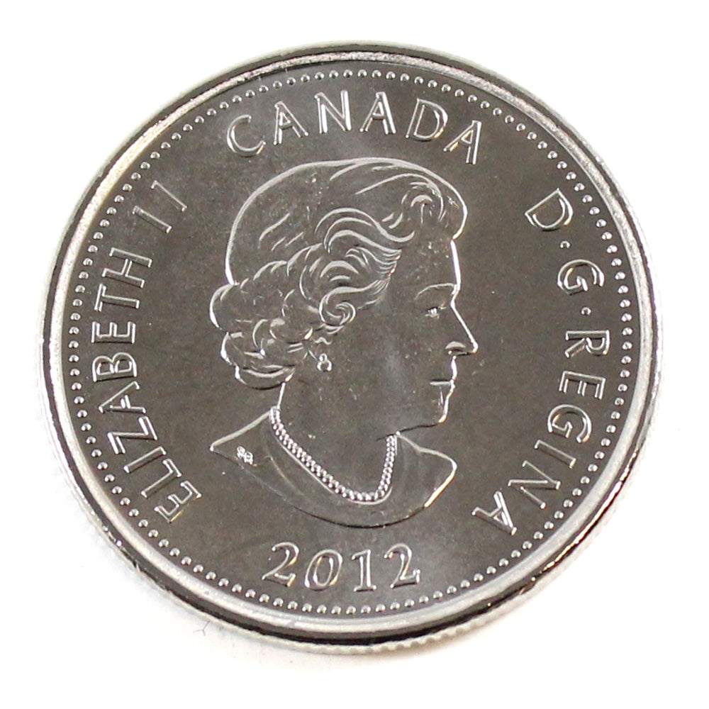 2012 Coloured Tecumseh Canada 25-cents Brilliant Uncirculated (MS-63)