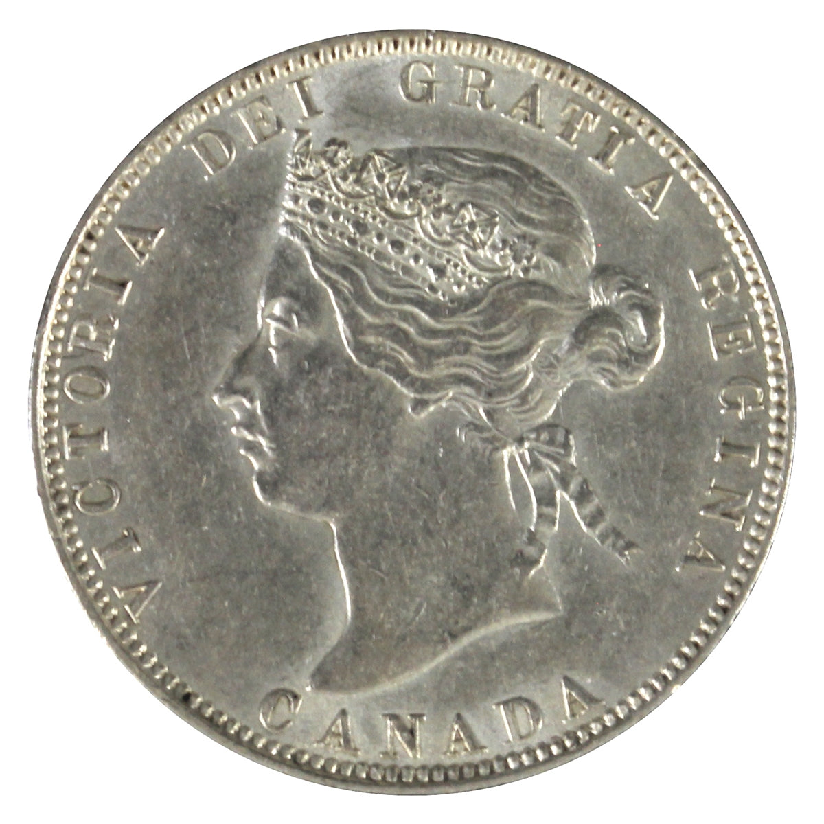 1874H Canada 25-cents EF-AU (EF-45) $