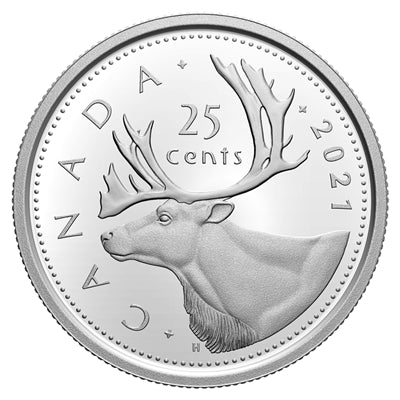 2021 Canada 25-cents Proof (non-silver)