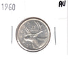 1960 Canada 25-cents Almost Uncirculated (AU-50)