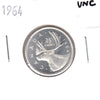 1964 Canada 25-cents Uncirculated (MS-60)