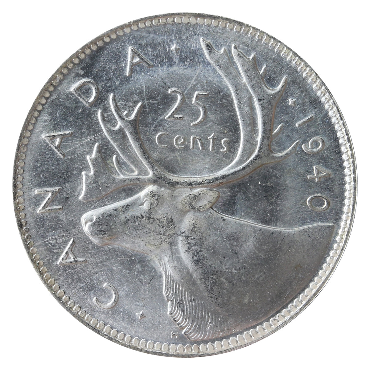 1940 Canada 25-cents ICCS Certified MS-65 (TT 513)