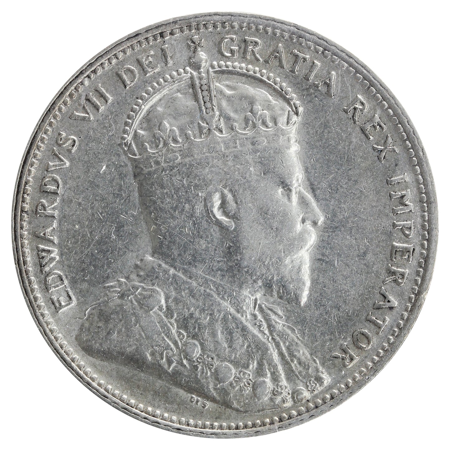 1909 Canada 25-cents ICCS Certified EF-40