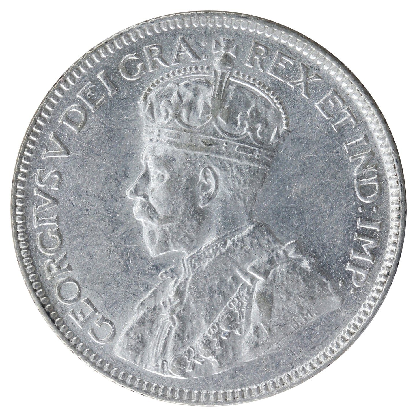 1933 Canada 25-cents ICCS Certified AU-58