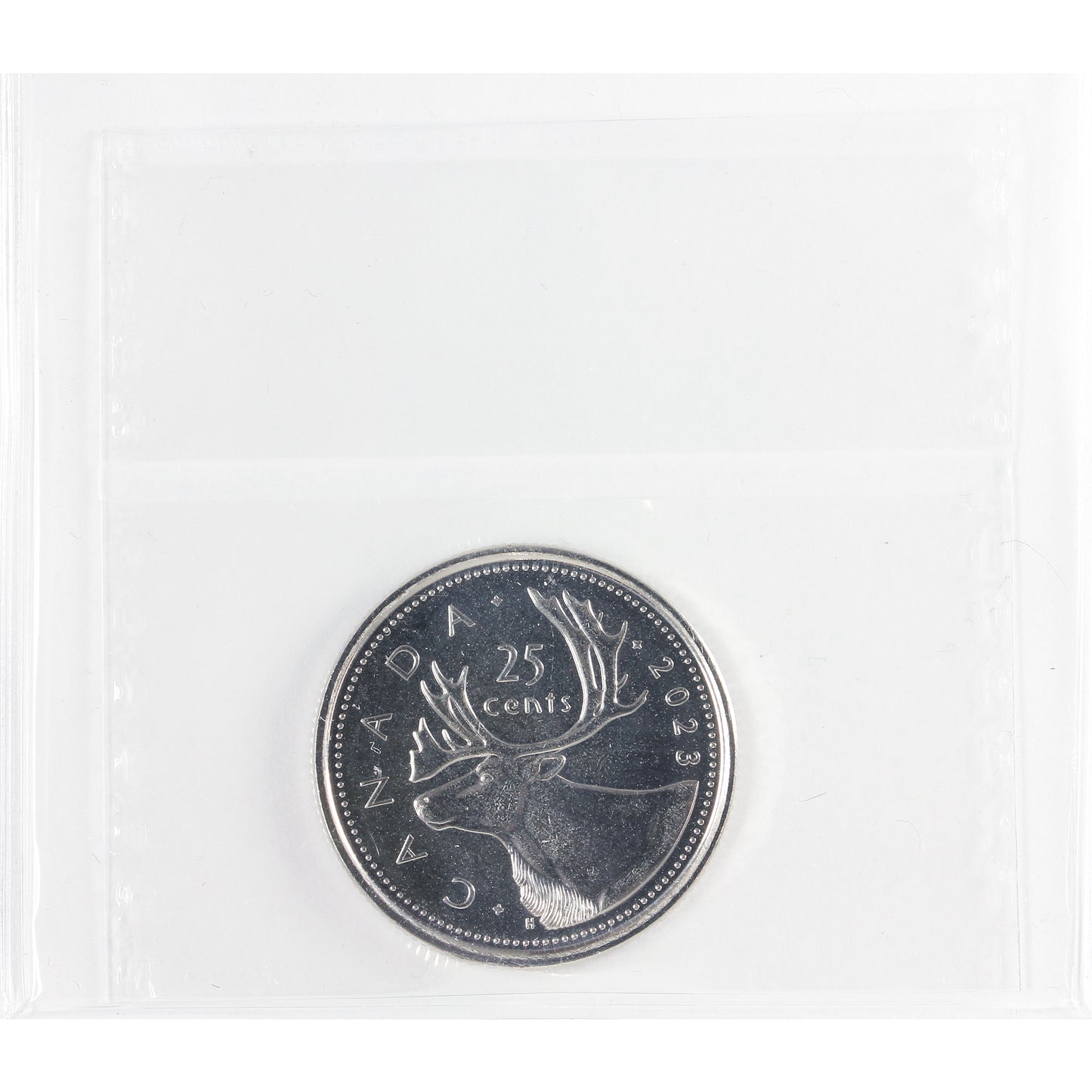 2023 4 Pearls, Caribou Canada 25-cents ICCS Certified MS-65