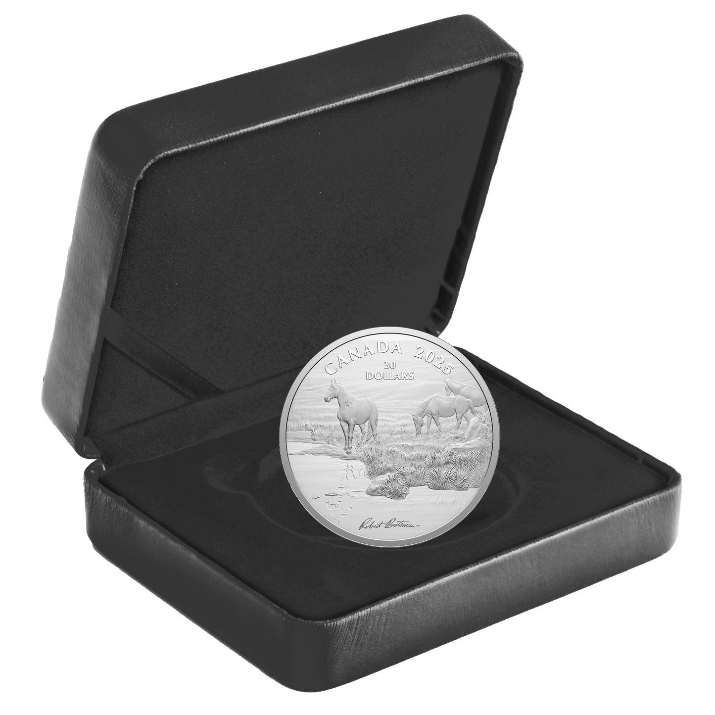 2025 Canada $30 Mustang Country by Robert Bateman Fine Silver (No Tax)