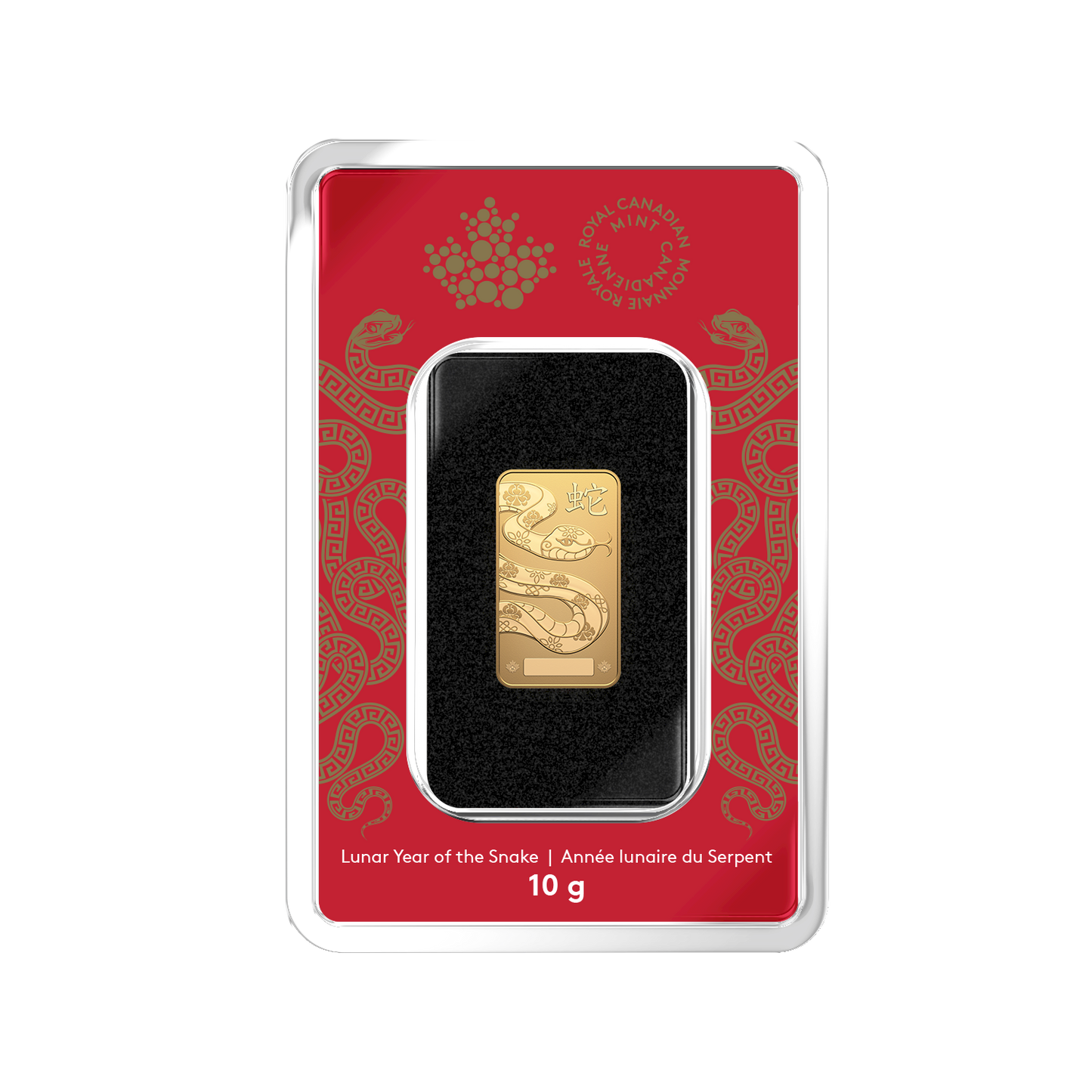 2025 Canada Lunar Year of the Snake 10g 99.99% Pure Gold Bar (No Tax)