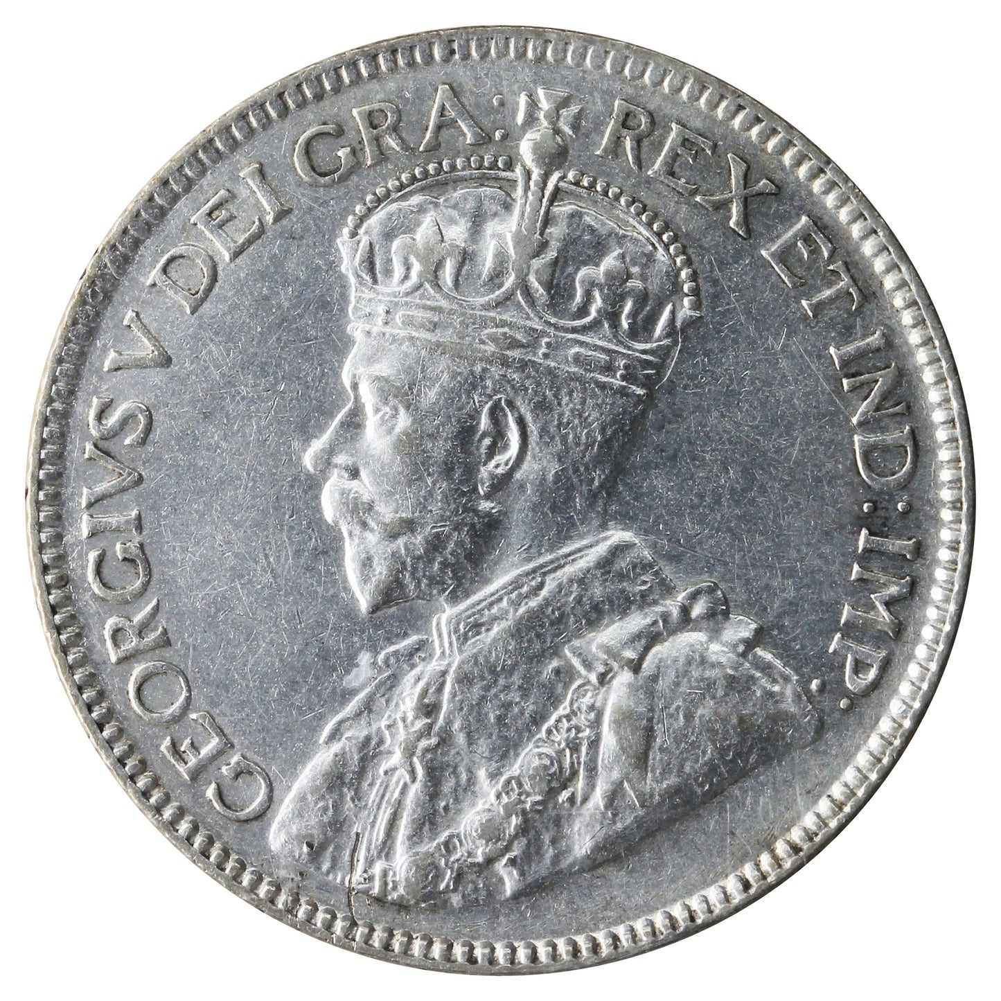 1933 Canada 25-cents ICCS Certified EF-45