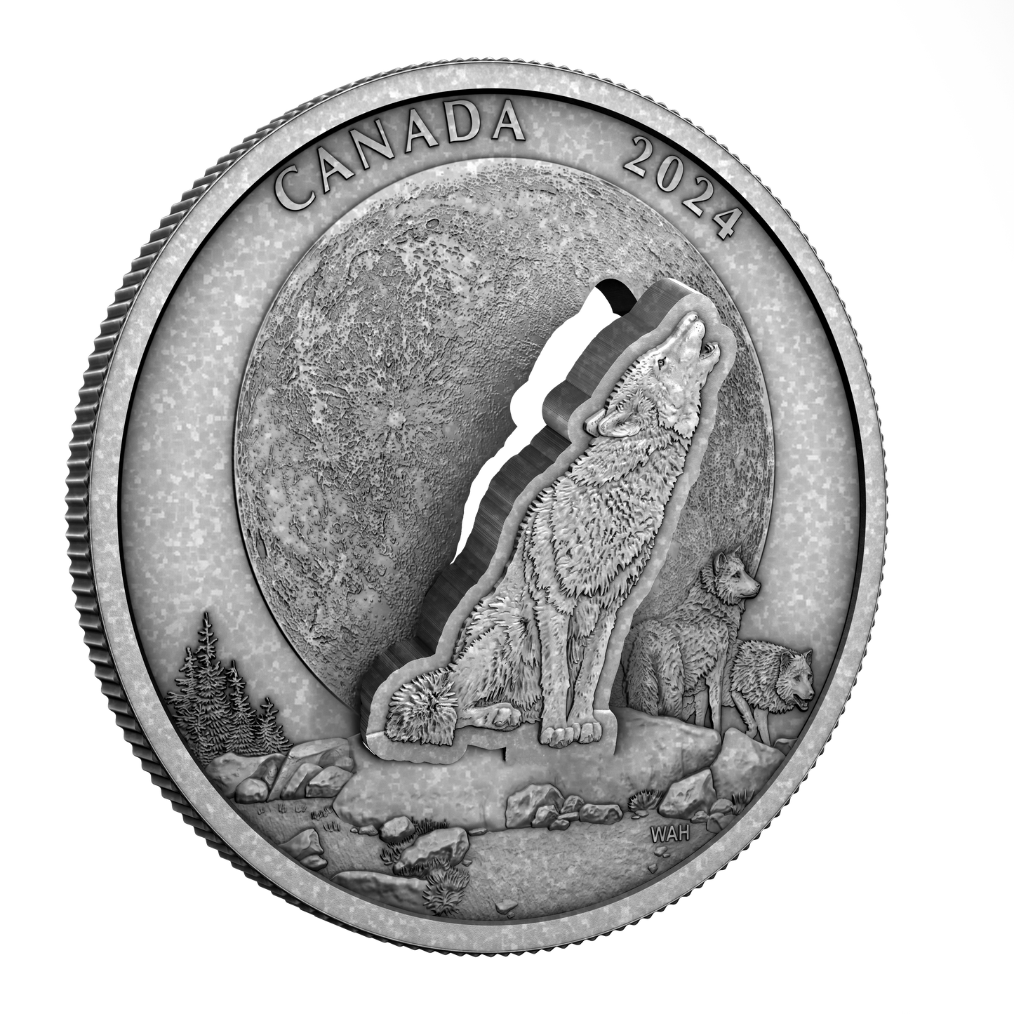 2024 Canada $30 The Howling Wolf Fine Silver (No Tax)