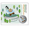 2010 Canada 50-cent Olympic Mascot Collector Card - Figure Skating Quatchi