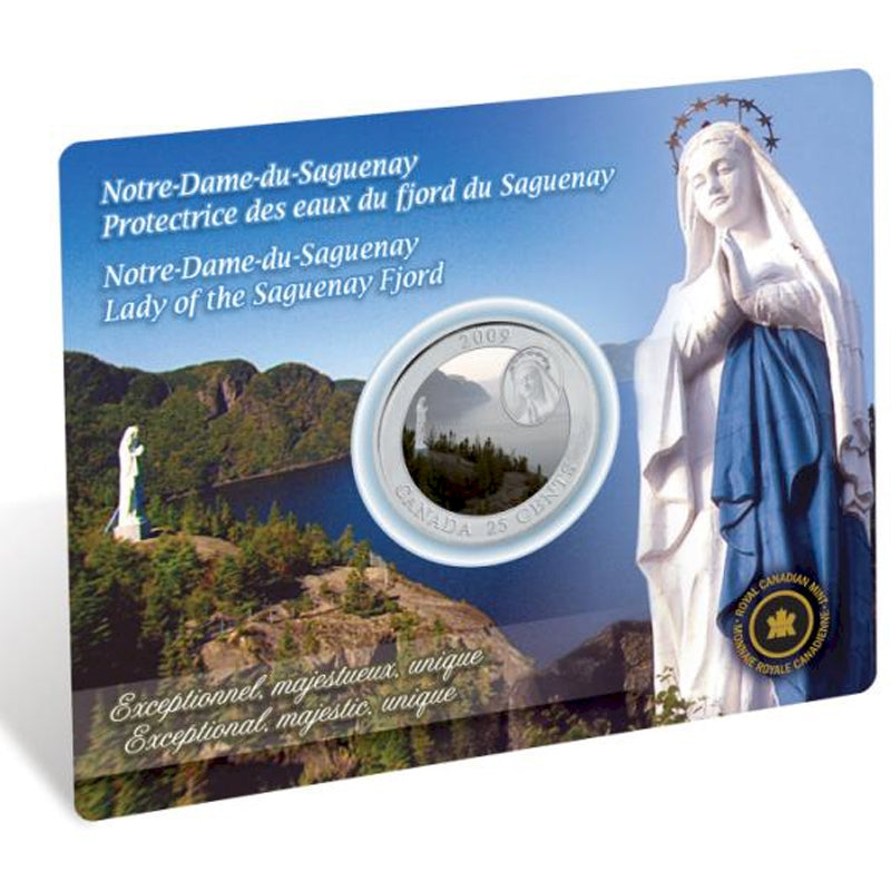 2009 Canada 25-Cent Notre-Dame Du Saguenay