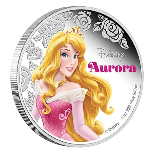 2015 Niue $2 Disney Princesses - Aurora $2 1oz. Proof Silver (No Tax)