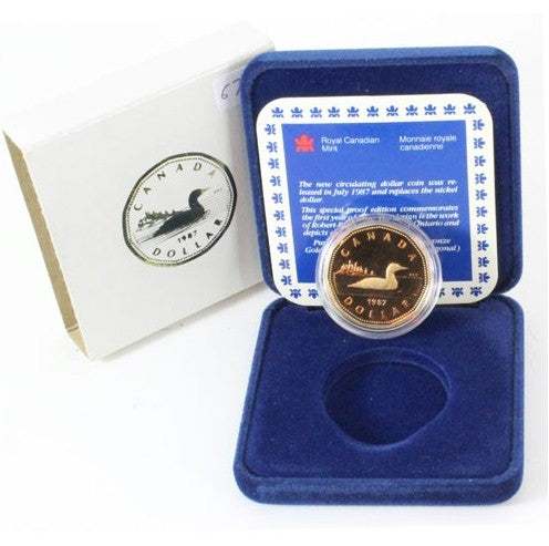 1987 Canada Proof Loon w/box