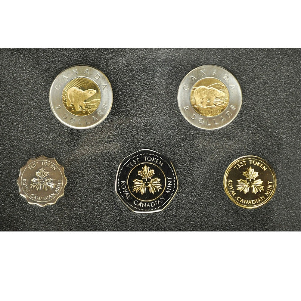 2006 Canada 10th Anniversary $2 coin - Concept Test Token Set