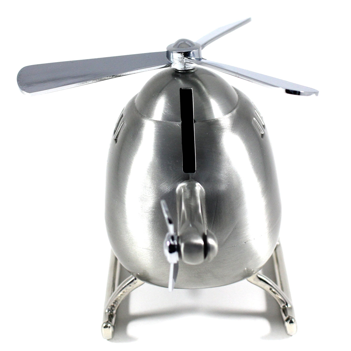 Money bank: Metal Helicopter. Watch your savings SOAR!